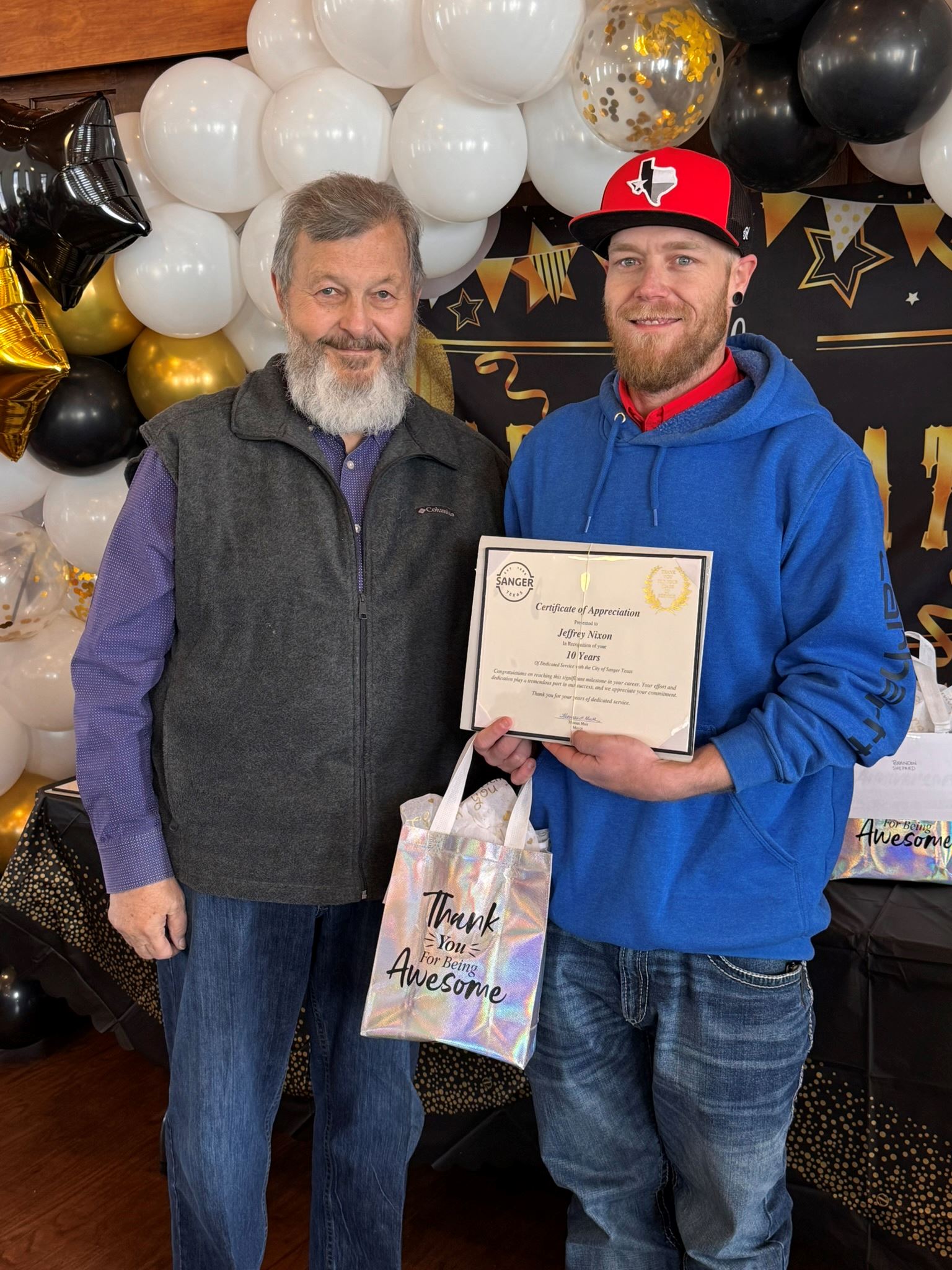 Employee Service Award Photo